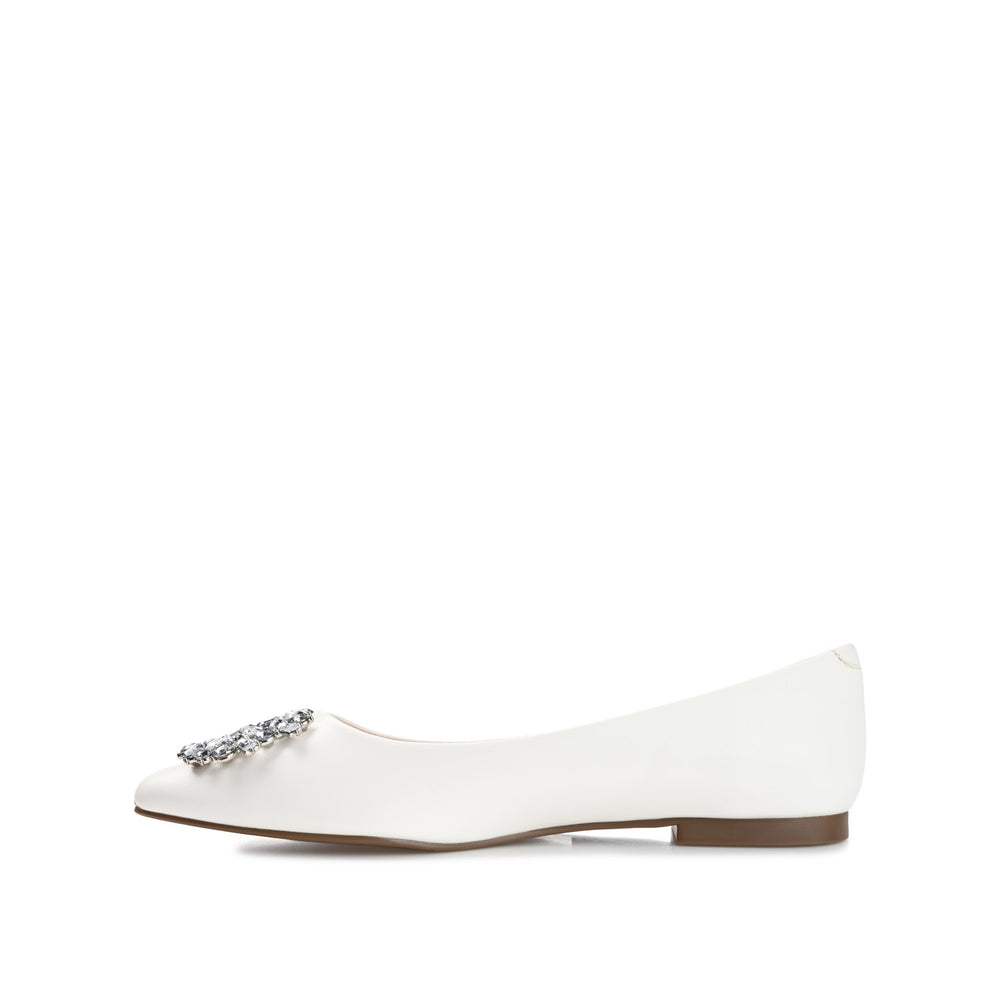 RENZO DRESSY BALLET FLATS IN WIDE