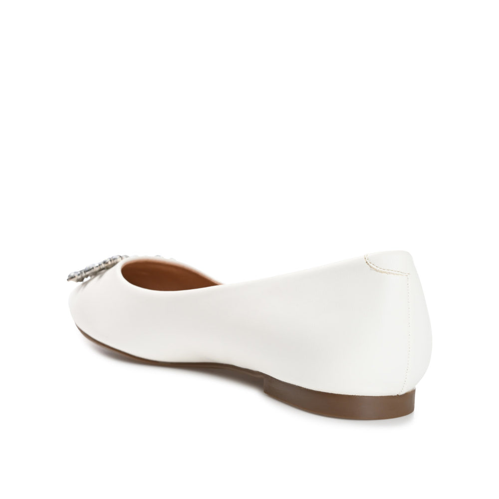 RENZO DRESSY BALLET FLATS IN WIDE