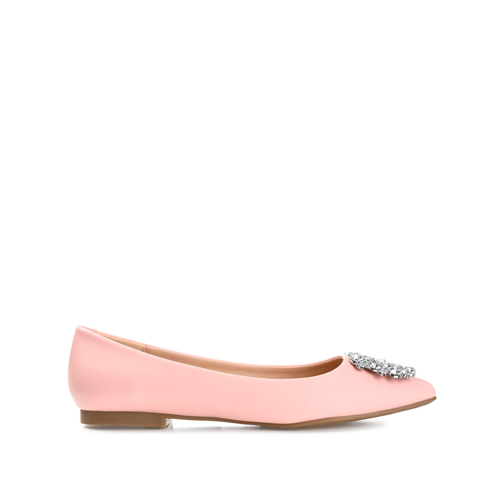 RENZO DRESSY BALLET FLATS IN WIDE