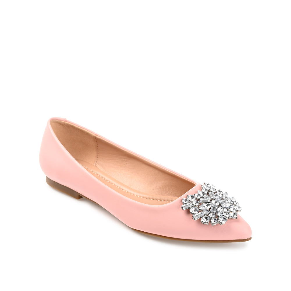 RENZO DRESSY BALLET FLATS IN WIDE