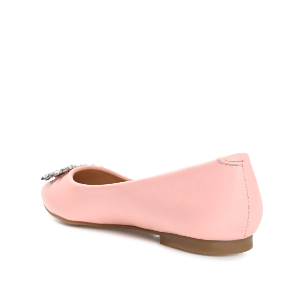 RENZO BALLET FLATS IN FAUX LEATHER