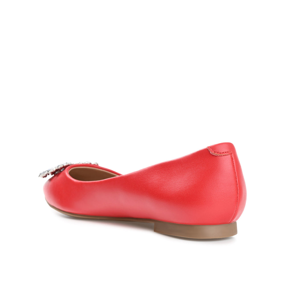 RENZO DRESSY BALLET FLATS IN WIDE