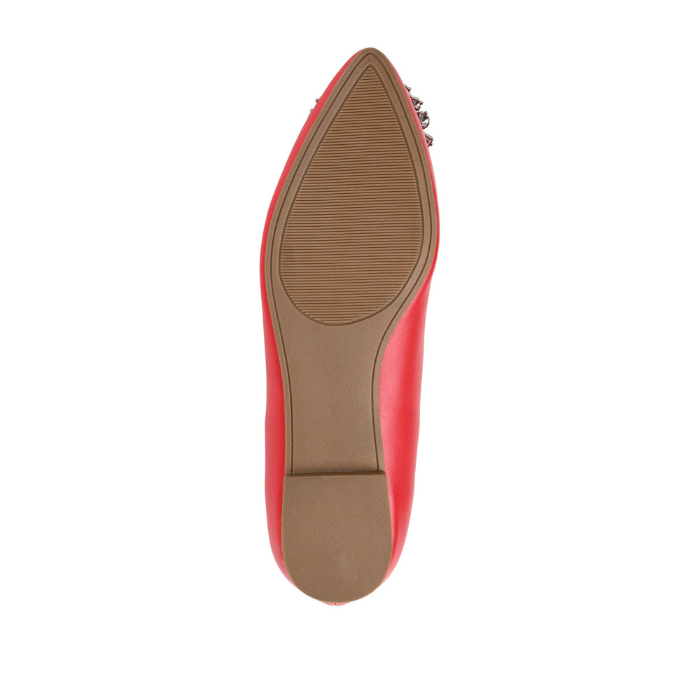 RENZO DRESSY BALLET FLATS IN WIDE