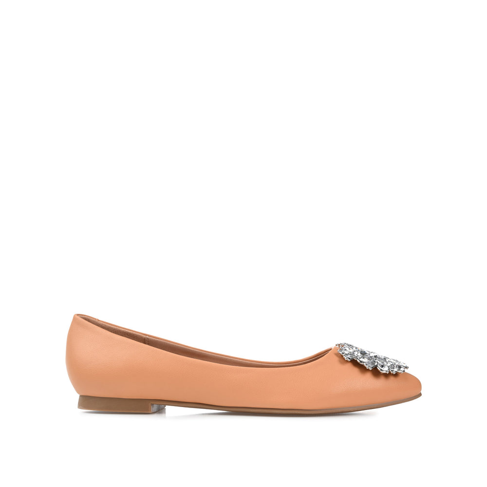 RENZO DRESSY BALLET FLATS IN WIDE