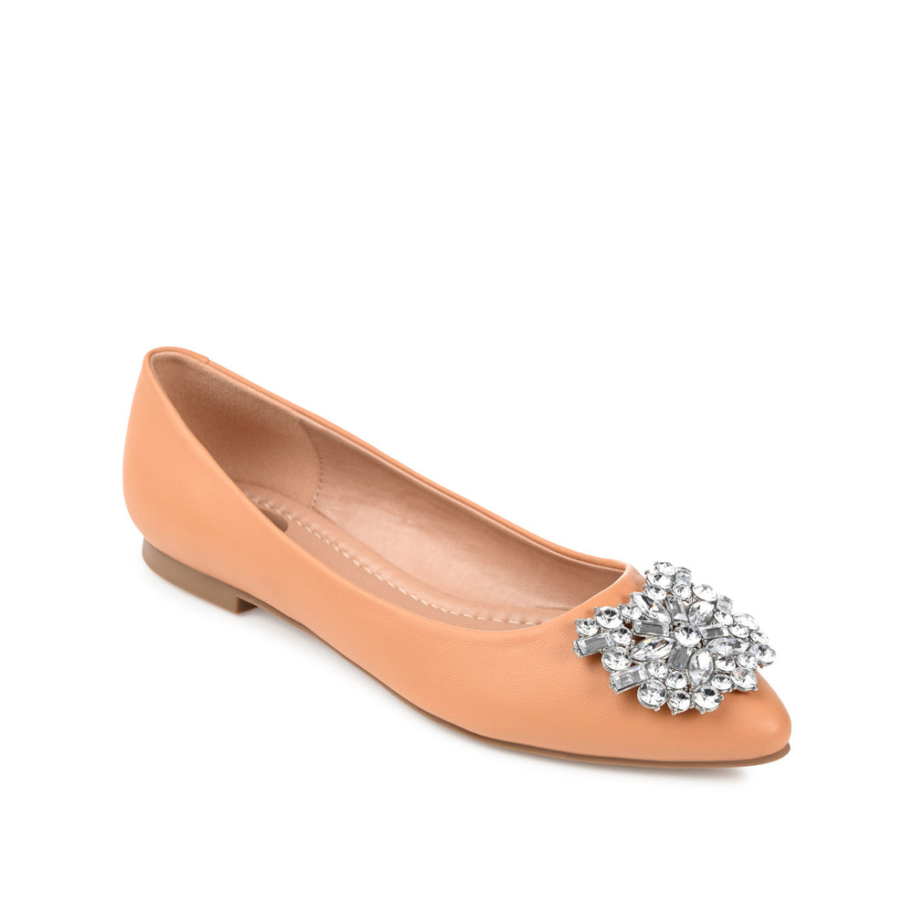 RENZO DRESSY BALLET FLATS IN WIDE