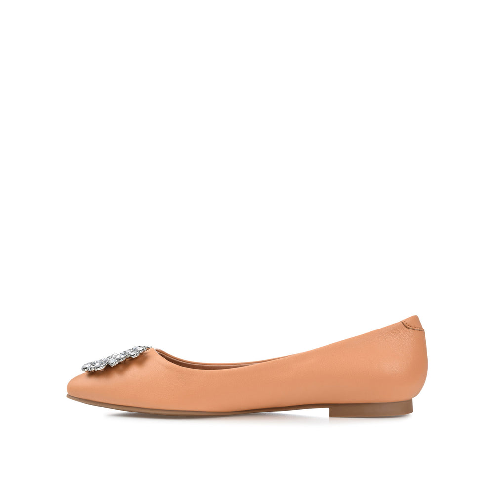 RENZO DRESSY BALLET FLATS IN WIDE