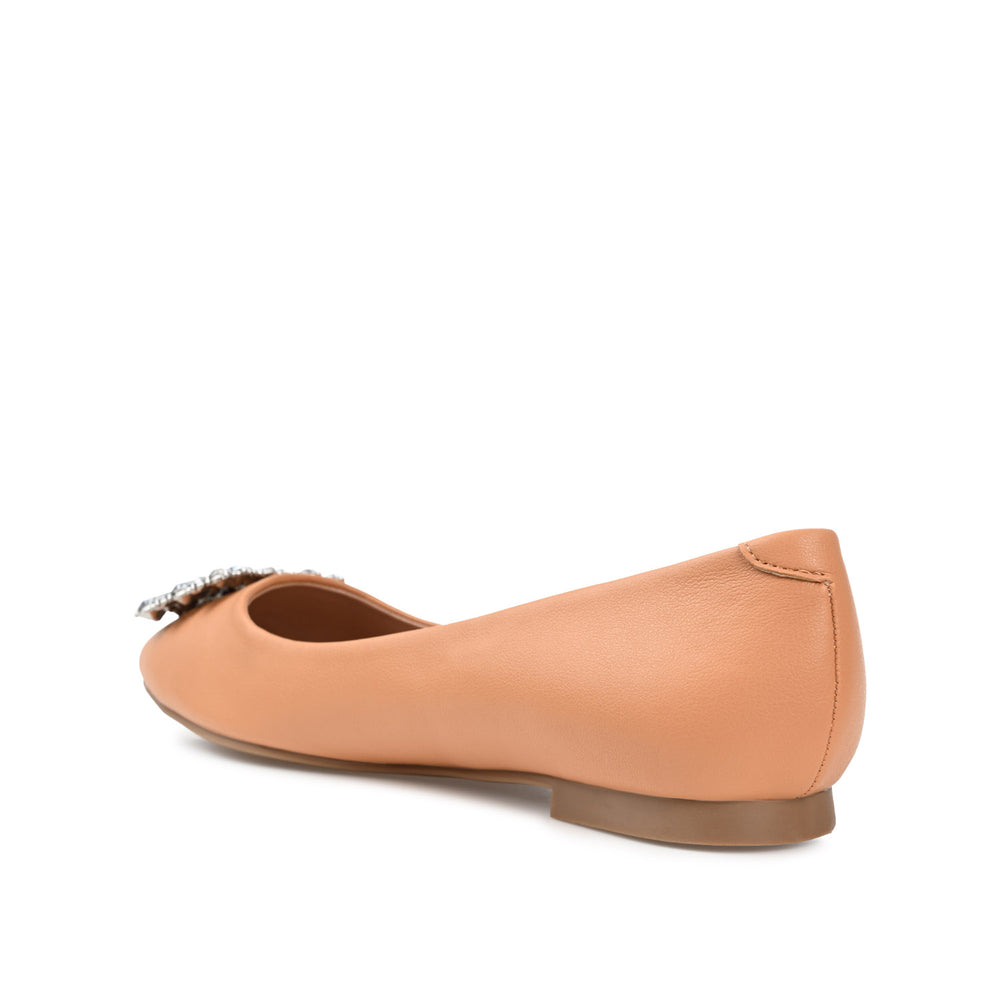 RENZO DRESSY BALLET FLATS IN WIDE