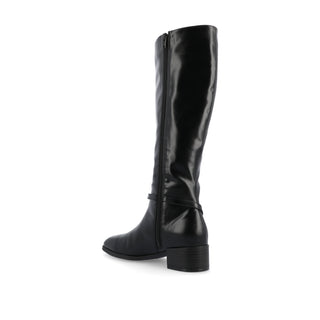 RHIANAH KNEE HIGH BOOTS IN X-WIDE CALF