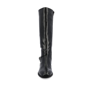 RHIANAH KNEE HIGH BOOTS IN WIDE CALF