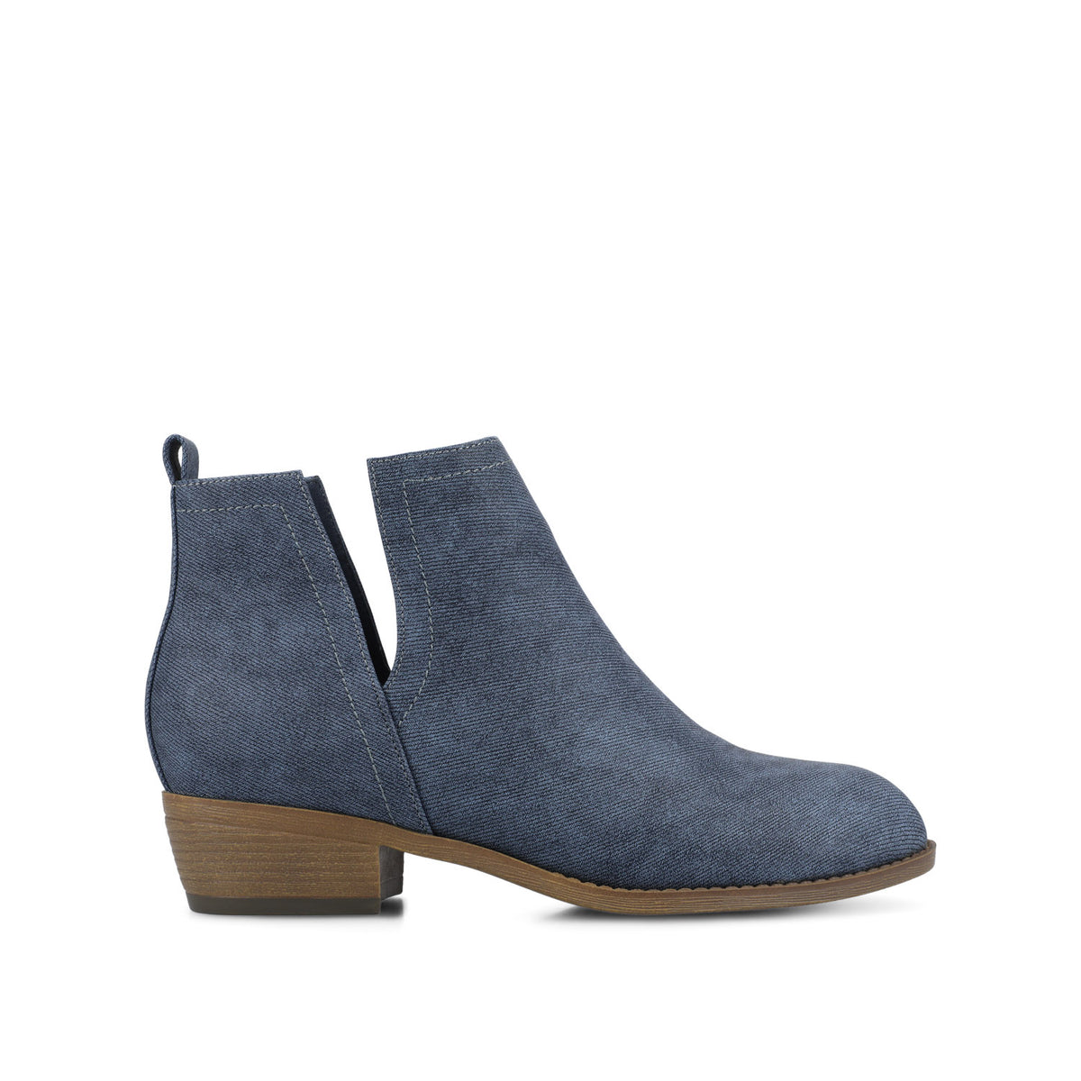 RIMI BLOCK HEELED BOOTIES IN WIDE - Denim