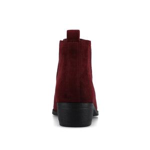 RIMI BLOCK HEELED BOOTIES IN WIDE - Oxblood