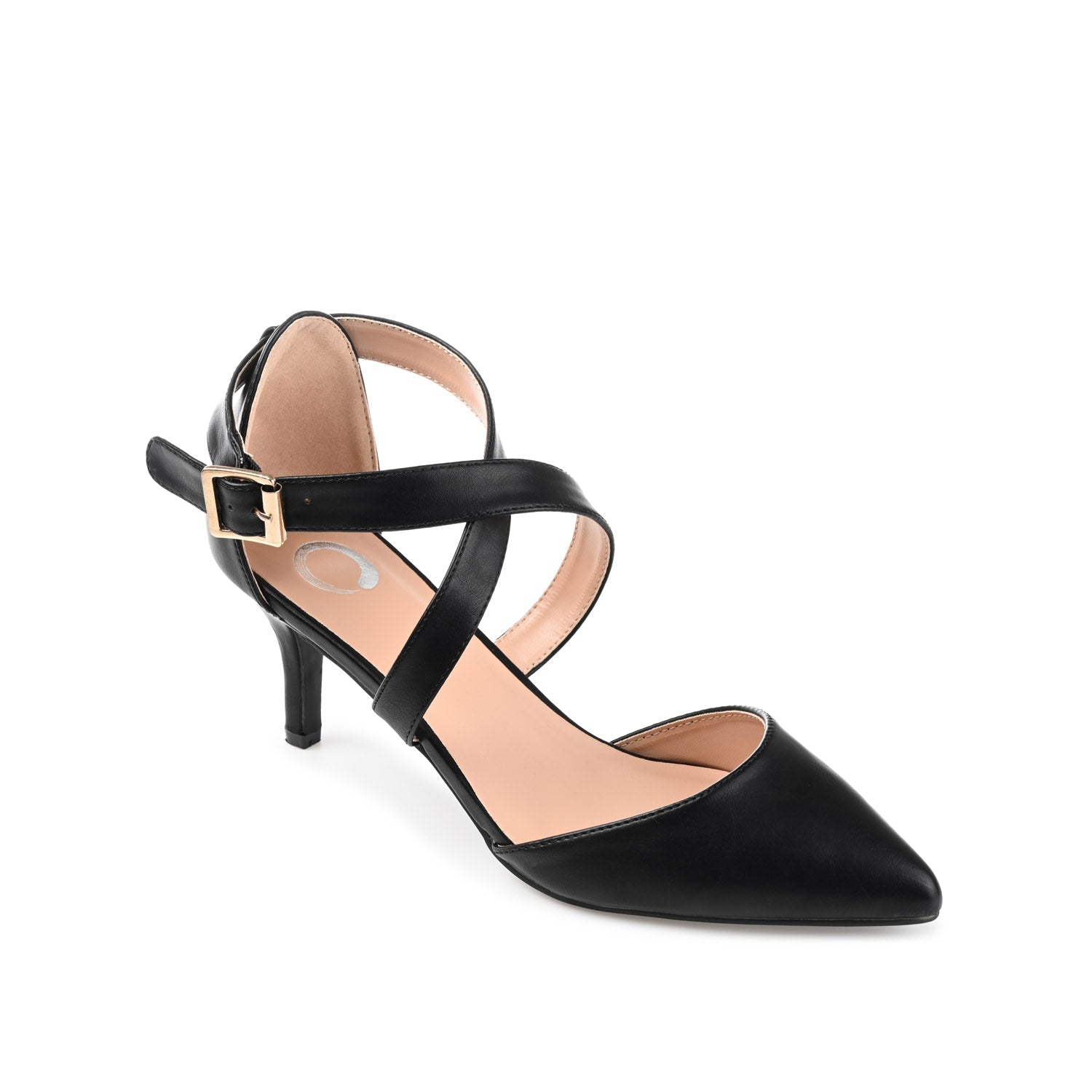 RIVA STILETTO PUMP HEELS IN WIDE - Black