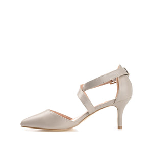 RIVA STILETTO PUMP HEELS IN WIDE - Grey