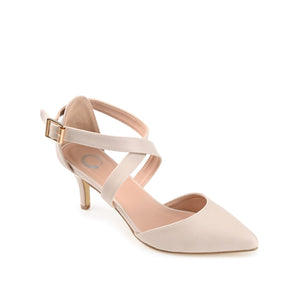 RIVA STILETTO PUMP HEELS IN WIDE - Nude