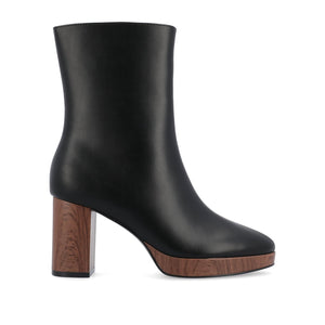 ROMER BLOCK HEEL BOOTIES IN WIDE - Black