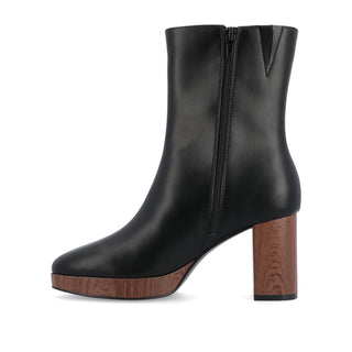 ROMER BLOCK HEEL BOOTIES IN WIDE