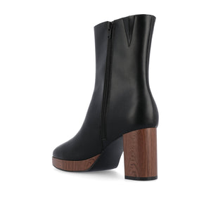 ROMER BLOCK HEEL BOOTIES IN WIDE - Black