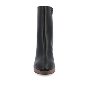 ROMER BLOCK HEEL BOOTIES IN WIDE