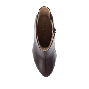 ROMER BLOCK HEEL BOOTIES IN VEGAN LEATHER - Brown