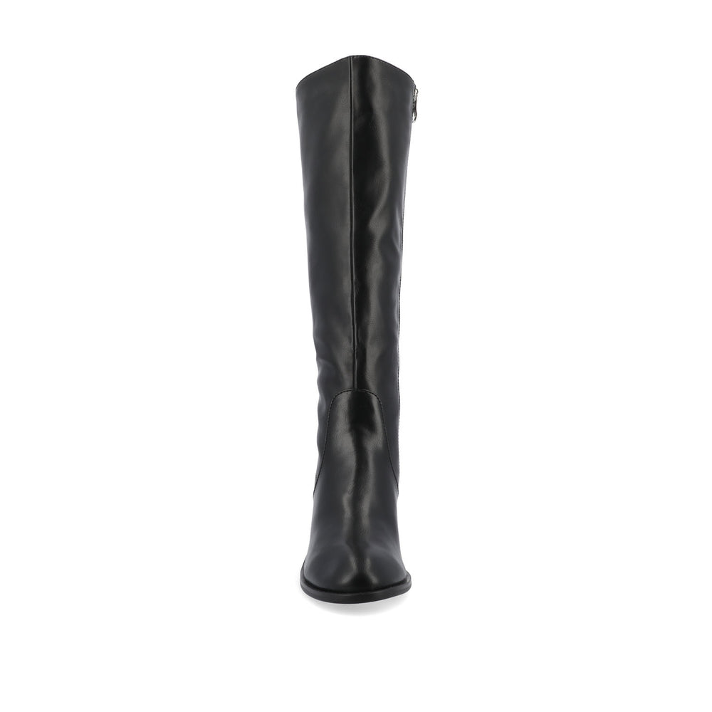 ROMILLY KNEE HIGH BOOTS IN FAUX LEATHER