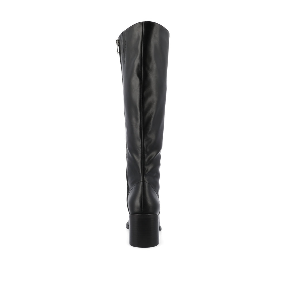 ROMILLY KNEE HIGH BOOTS IN FAUX LEATHER