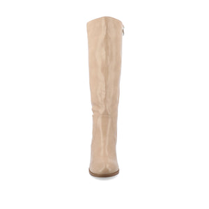 ROMILLY KNEE HIGH BOOTS IN FAUX LEATHER