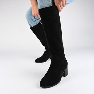 ROMILLY KNEE HIGH BOOTS IN X-WIDE CALF