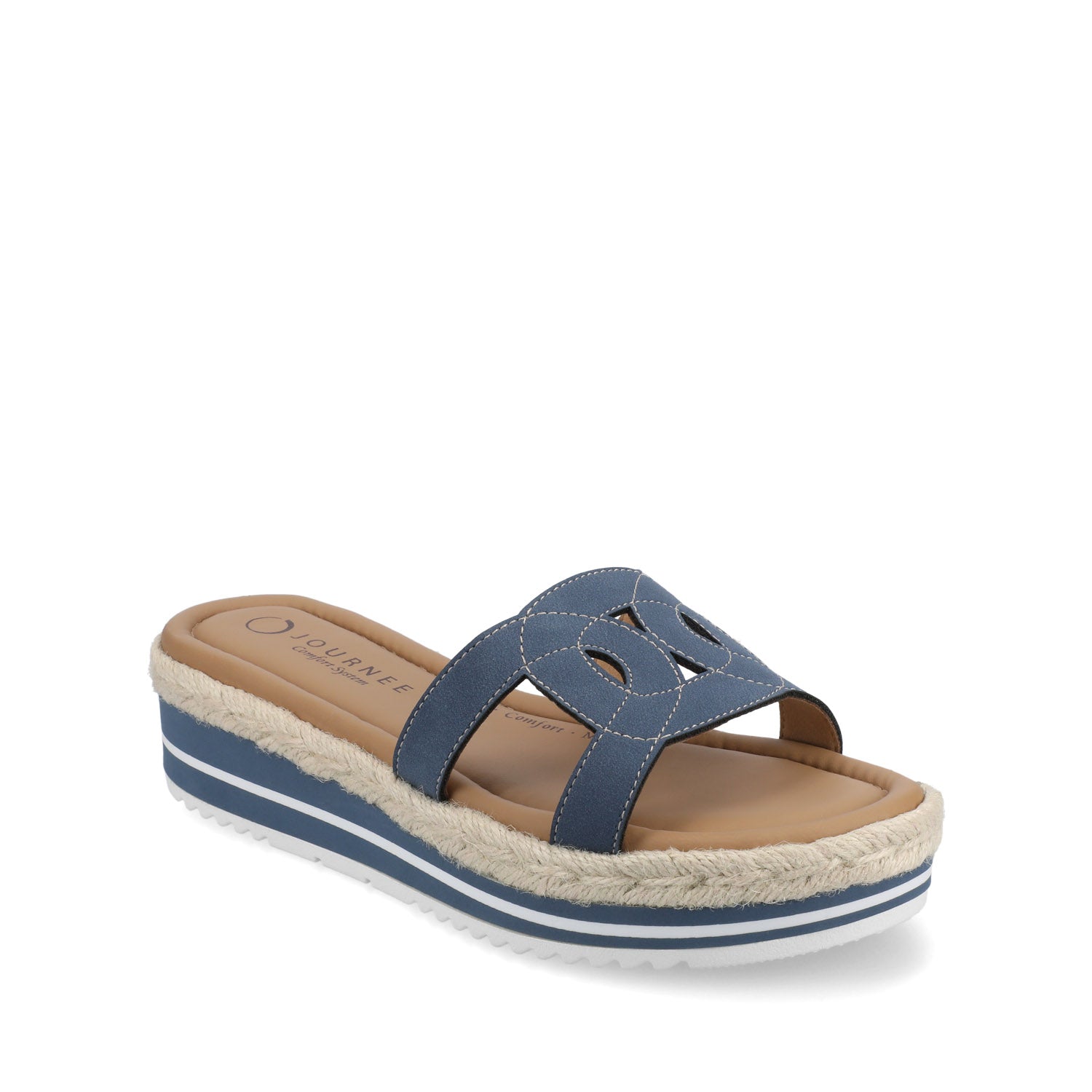 ROSALINDA ESPADRILLE SANDALS - Denim