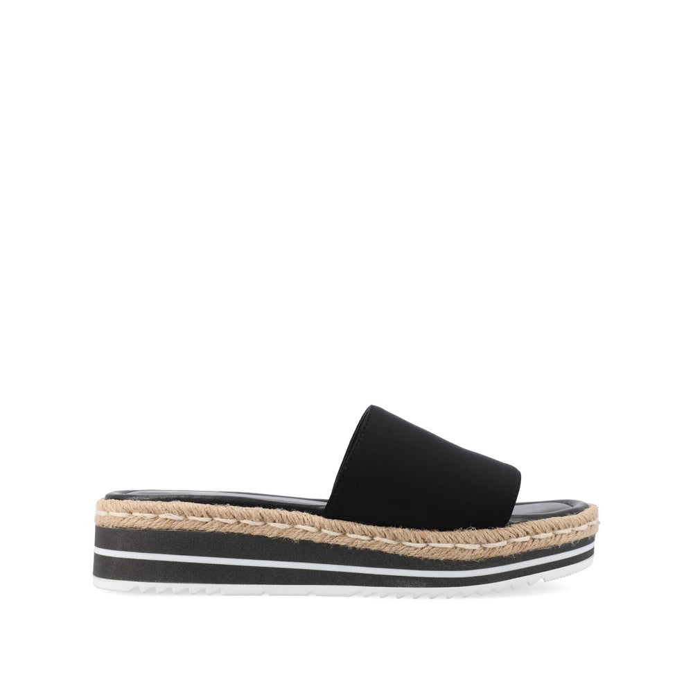 ROSEY ESPADRILLE WEDGE HEEL SANDALS IN WIDE