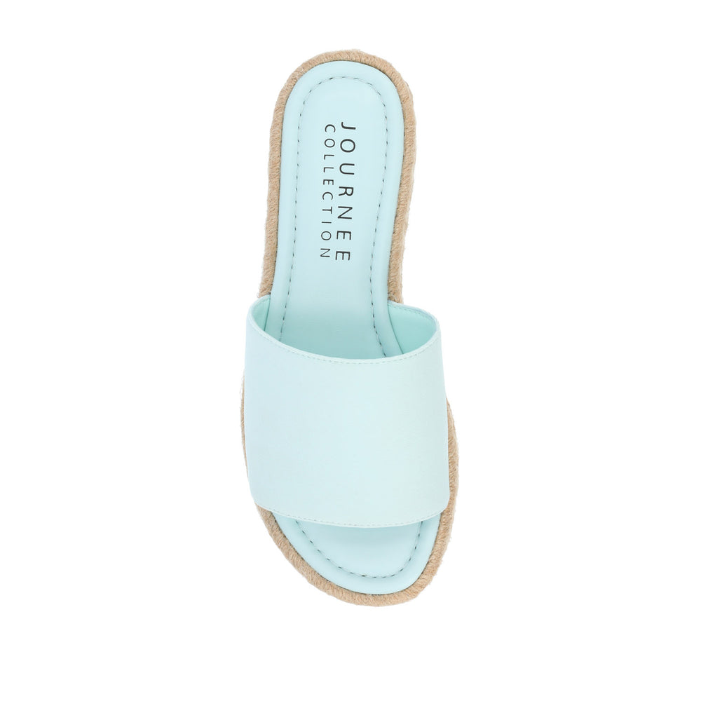 ROSEY ESPADRILLE WEDGE HEELED SLIDE SANDALS