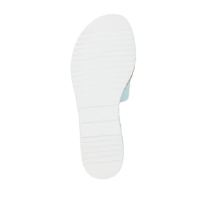 ROSEY ESPADRILLE WEDGE HEEL SANDALS IN STATEMENT IN WIDE - Blue