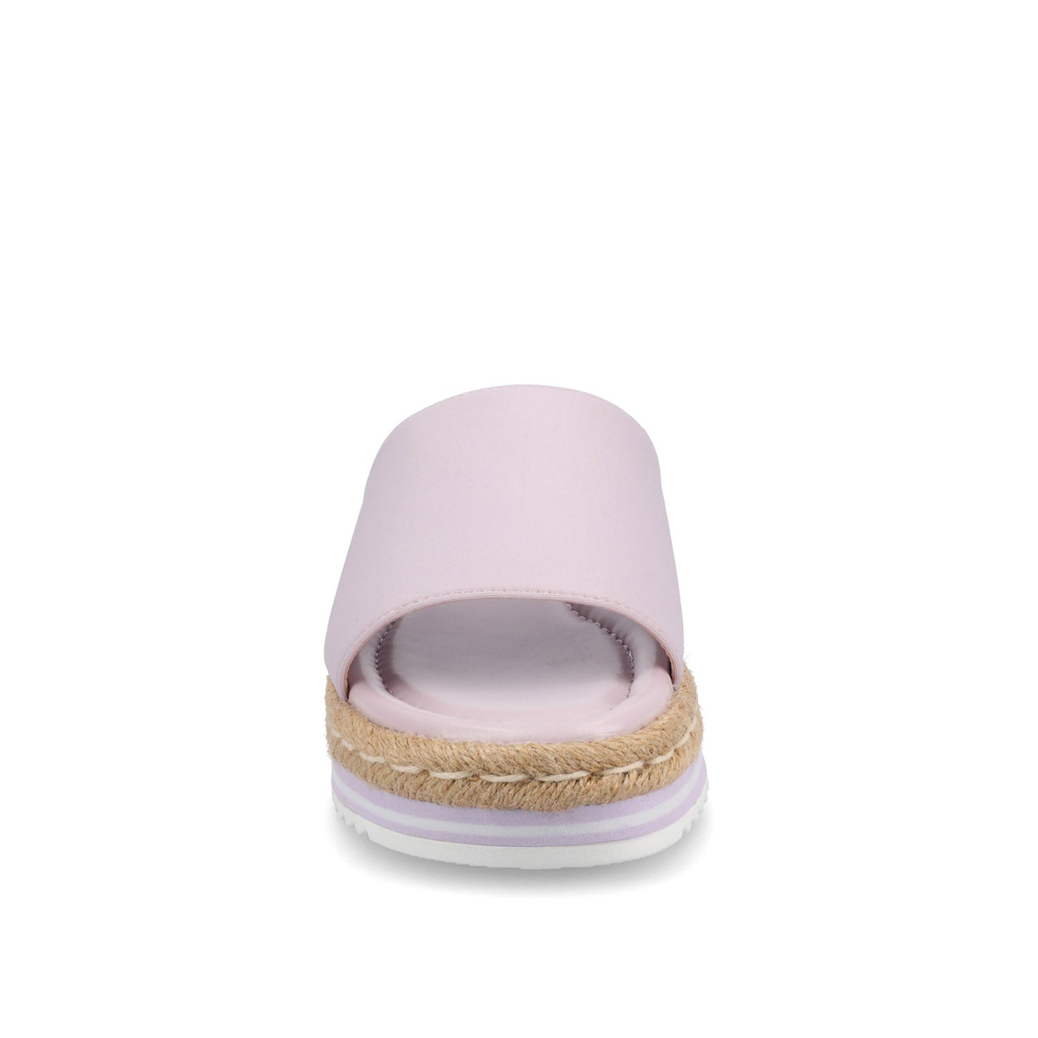 ROSEY ESPADRILLE WEDGE HEEL SANDALS IN STATEMENT IN WIDE - Lilac