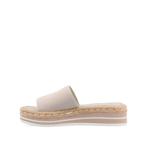 ROSEY ESPADRILLE WEDGE HEEL SANDALS IN WIDE - Taupe