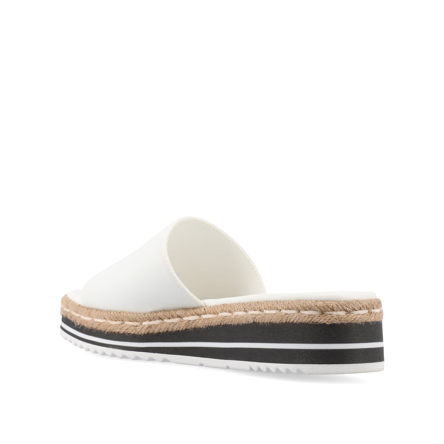 ROSEY ESPADRILLE WEDGE HEEL SANDALS IN WIDE - White