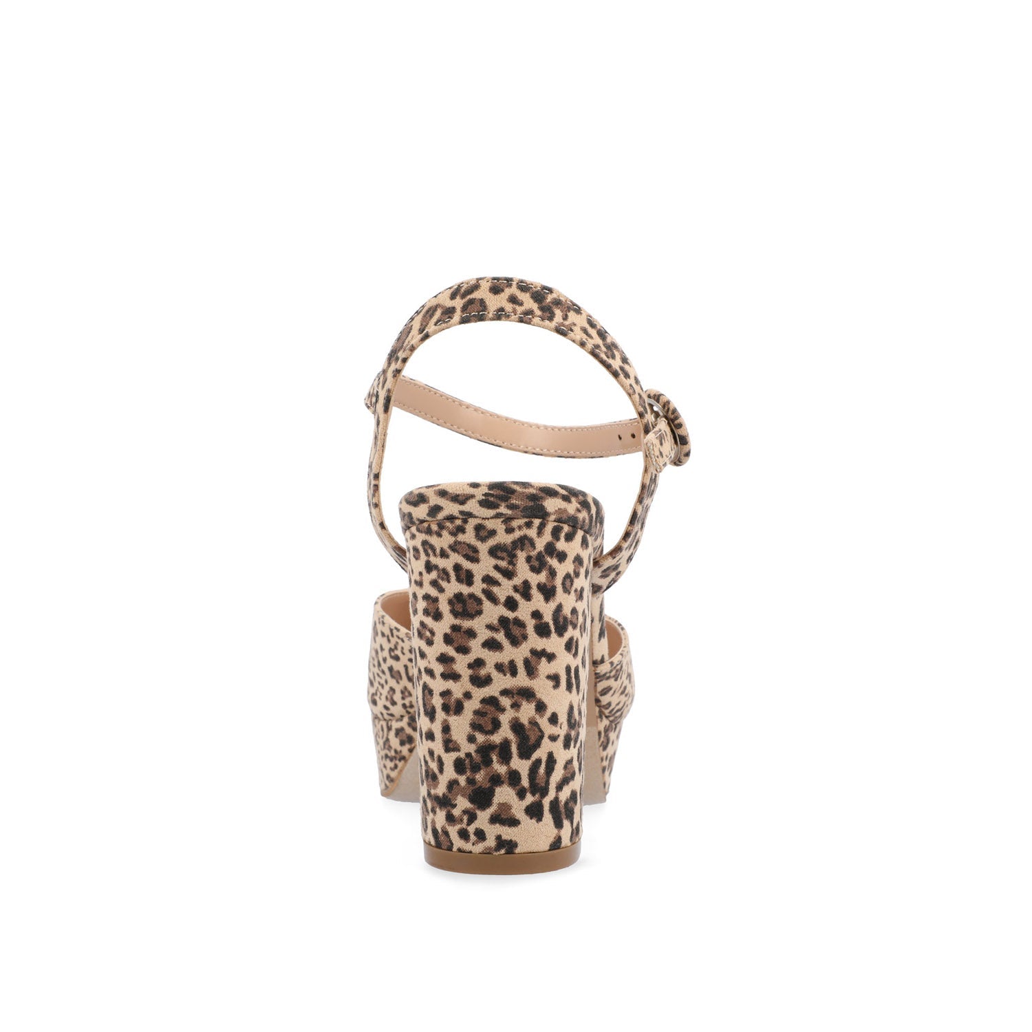 ROSLYNN PLATFORM HEELS IN FAUX SUEDE - Leopard Faux Suede 2