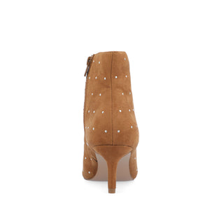 ROSSIA HEELED BOOTIES IN FAUX SUEDE