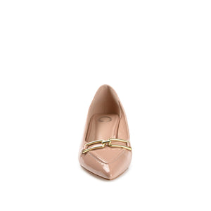 RUMI POINTED TOE KITTEN HEELS IN WIDE - Blush