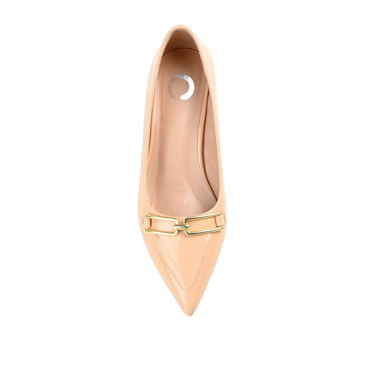 RUMI POINTED TOE KITTEN HEELS IN WIDE - Nude