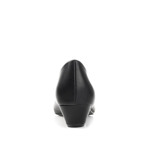 SAAR LOW PUMP HEELS IN WIDE - Black