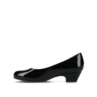 SAAR LOW PUMP HEELS IN PATENT