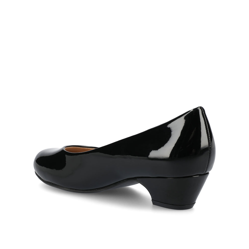 SAAR LOW PUMP HEELS IN PATENT