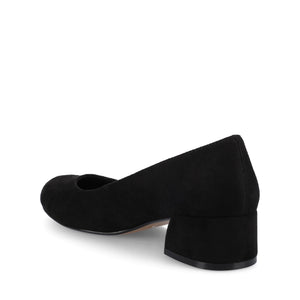 SAAR II LOW PUMP HEELS IN STATEMENT - Black Suede