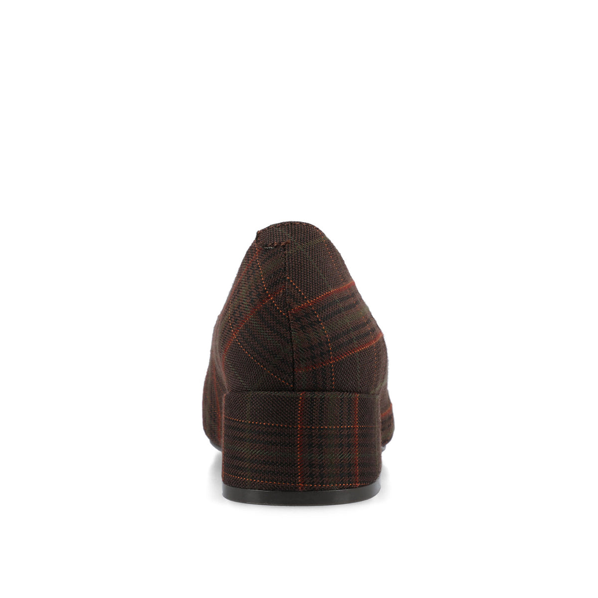 SAAR II LOW PUMP HEELS IN STATEMENT - Brown Plaid