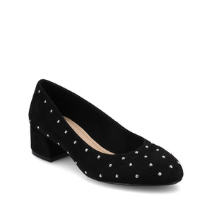 SAAR II LOW PUMP HEELS IN STATEMENT - Black Stud