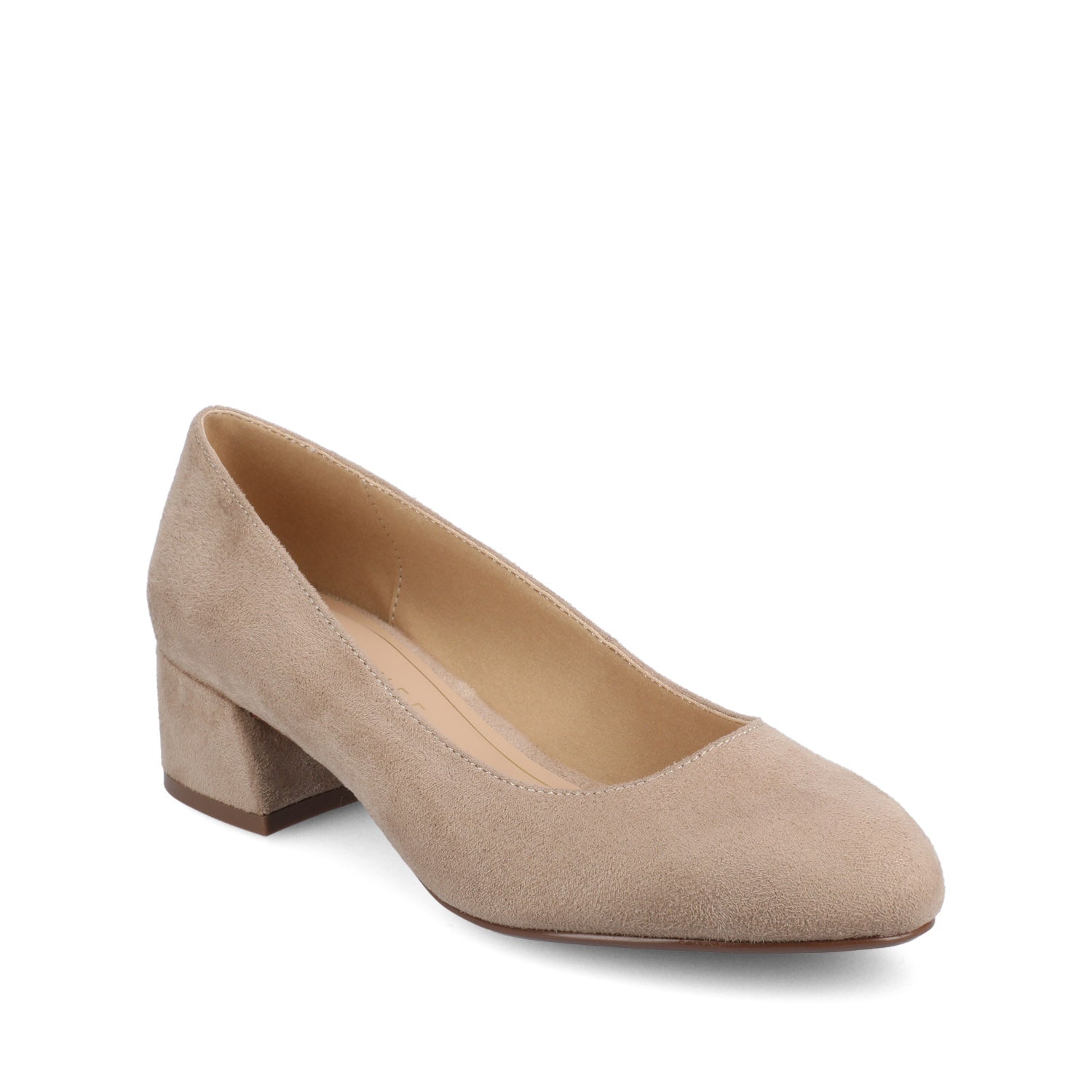 SAAR II LOW PUMP HEELS IN STATEMENT - Nude Suede