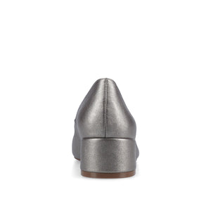 SAAR II LOW PUMP HEELS STATEMENT IN WIDE - Pewter