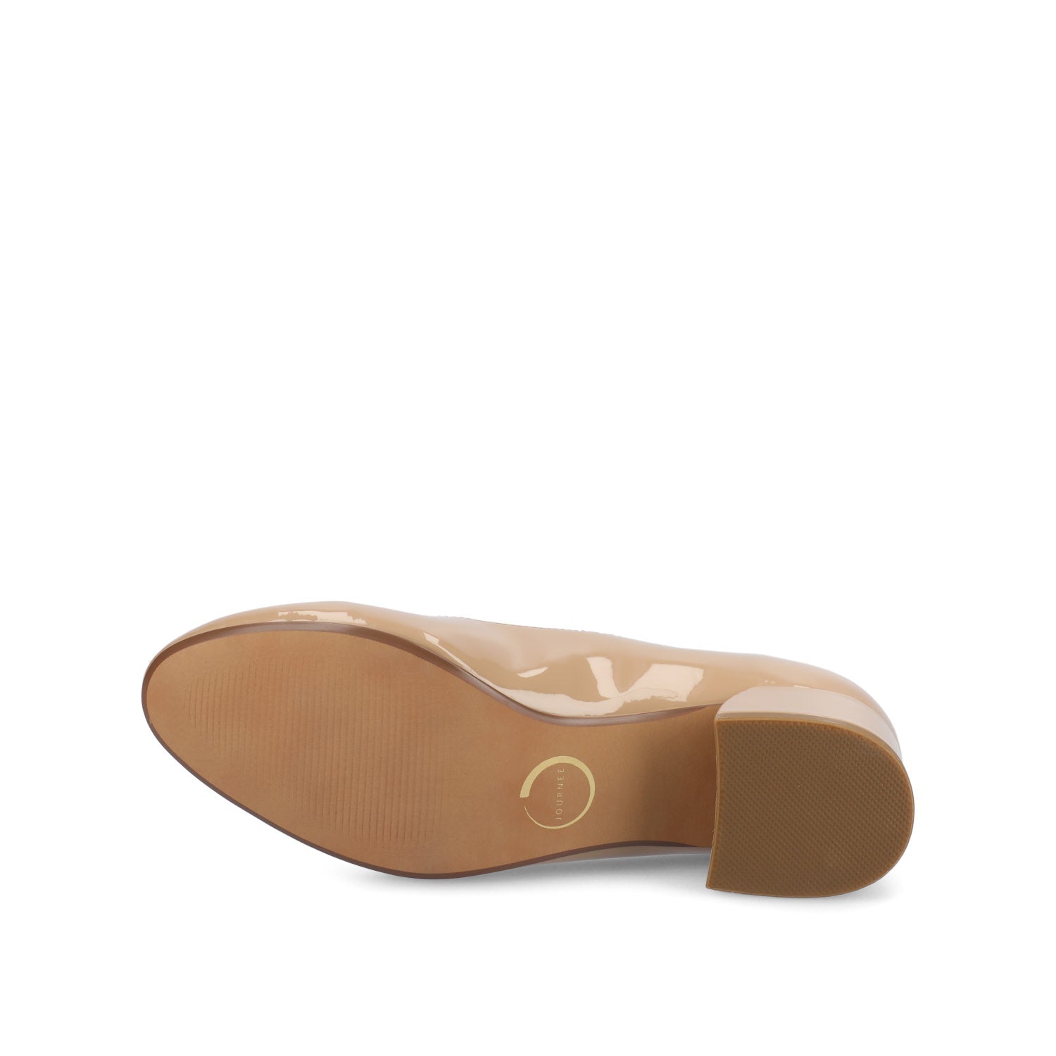 SAAR II LOW PUMP HEELS IN PATENT - Nude Patent