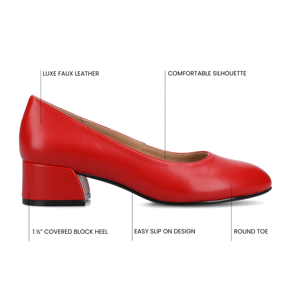 SAAR II LOW PUMP HEELS IN PATENT