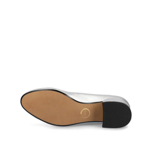 SAAR II LOW PUMP HEELS IN PATENT - Silver PU