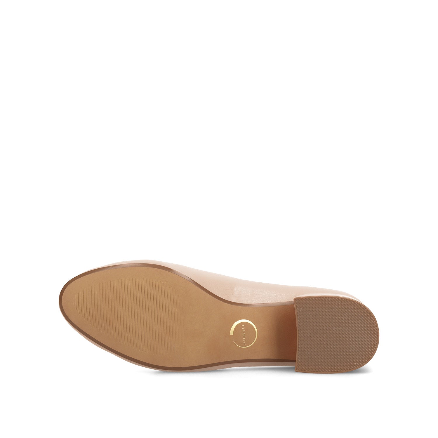 SAAR II VEGAN LEATHER PUMP HEELS IN WIDE - Blush PU